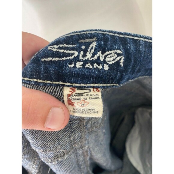Silver Jean's Aiko Women’s Jean's Blue Denim Boot Cut 5 Pocket Size 29 x 31 - Picture 6 of 9